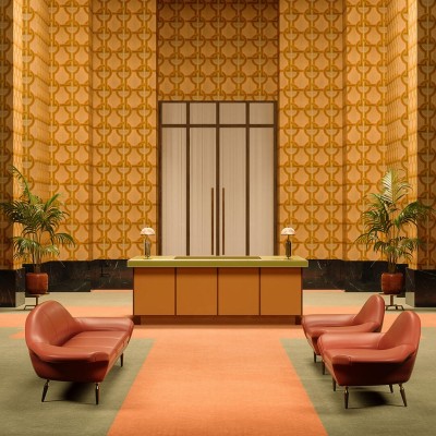 Contemporary Round Modular Sofa Set for Hotel Reception & Lounge