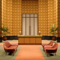 Contemporary Round Modular Sofa Set For Hotel Reception & Lounge