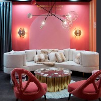 Contemporary Round Modular Sofa Set For Hotel Reception & Lounge