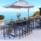 Durable Outdoor Bar Height Table for High-Traffic Hotel Patio & Bar Areas