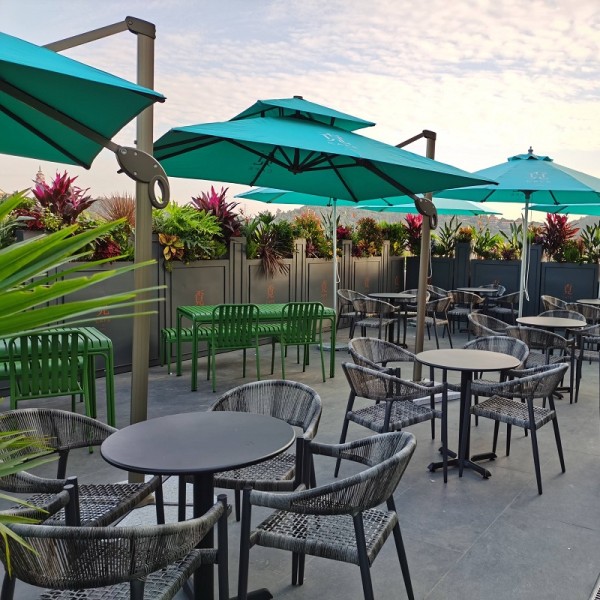 Outdoor Coffee Table With Multi-Functional Design For Hotel Cafes and Casual Dining Zones