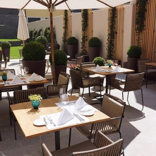 Outdoor Coffee Table With Multi-Functional Design For Hotel Cafes and Casual Dining Zones