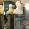 Antique-Inspired Classical Bust Sculpture with Weathered Stone Finish for Hotel Hallways