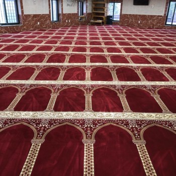 Traditional Musalla Carpet with Branded Color Schemes for Hotel Religious & Cultural Spaces
