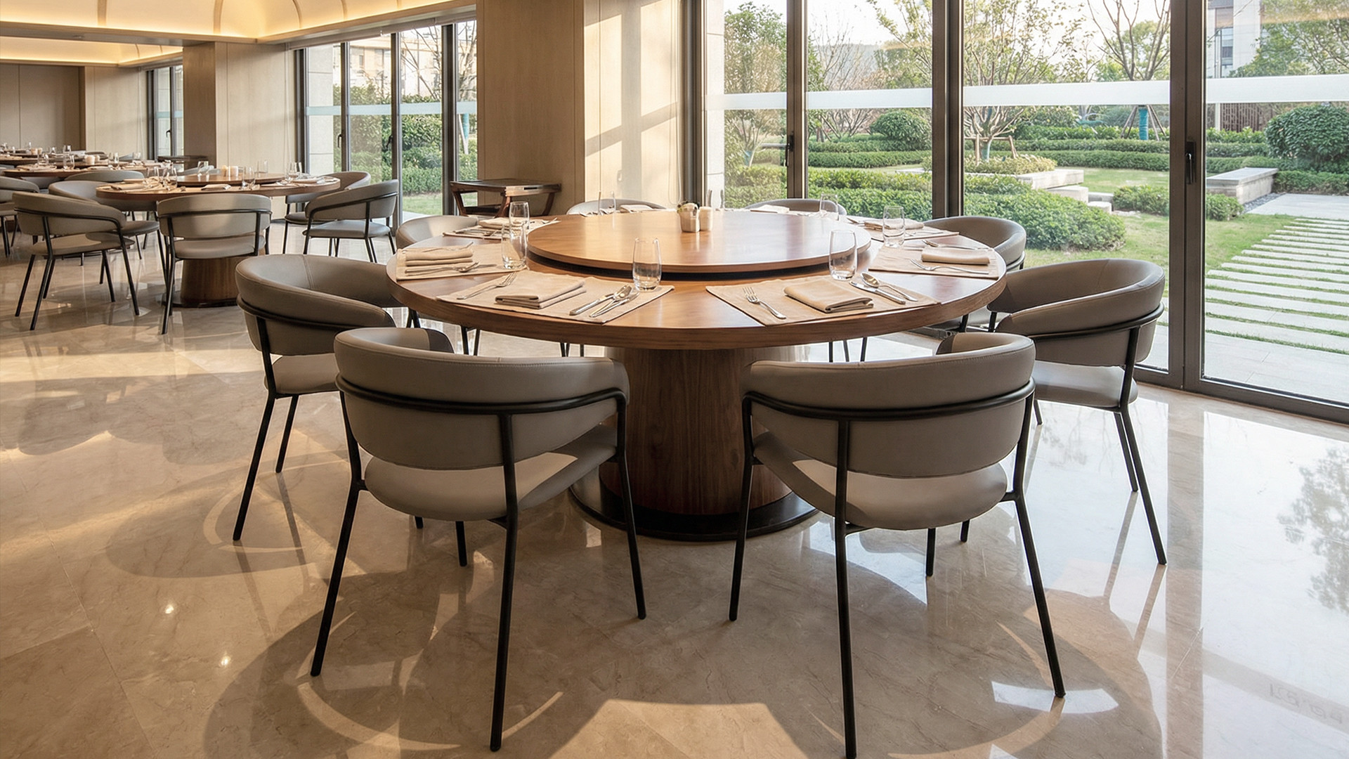 Curved Backrest Faux Leather Upholstered Chair