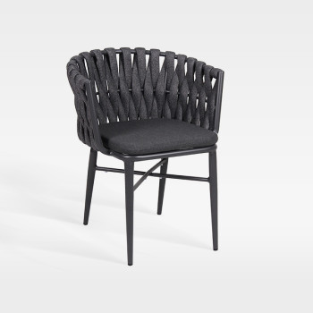 Commercial Grade Hotel Outdoor Braided Rope Chair With Famous Design