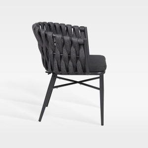 Commercial Grade Hotel Outdoor Braided Rope Chair With Famous Design