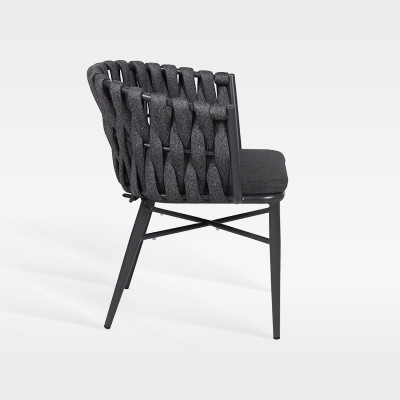 Commercial Grade Hotel Outdoor Braided Rope Chair With Famous Design