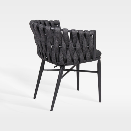 Commercial Grade Hotel Outdoor Braided Rope Chair With Famous Design