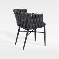 Commercial Grade Hotel Outdoor Braided Rope Chair With Famous Design