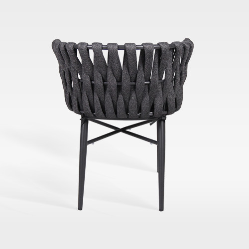 Commercial Grade Hotel Outdoor Braided Rope Chair With Famous Design