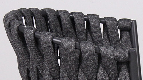 Commercial Grade Hotel Outdoor Braided Rope Chair