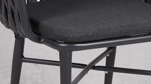 Commercial Grade Hotel Outdoor Braided Rope Chair