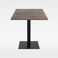 Hotel Restaurant Cafe Black Cross Bracket Thick Metal Table Base