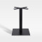 Hotel Restaurant Cafe Black Cross Bracket Thick Metal Table Base