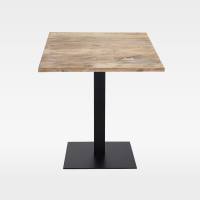 Hotel Restaurant Cafe Black Cross Bracket Thick Metal Table Base