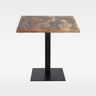 Hotel Restaurant Cafe Black Cross Bracket Thick Metal Table Base