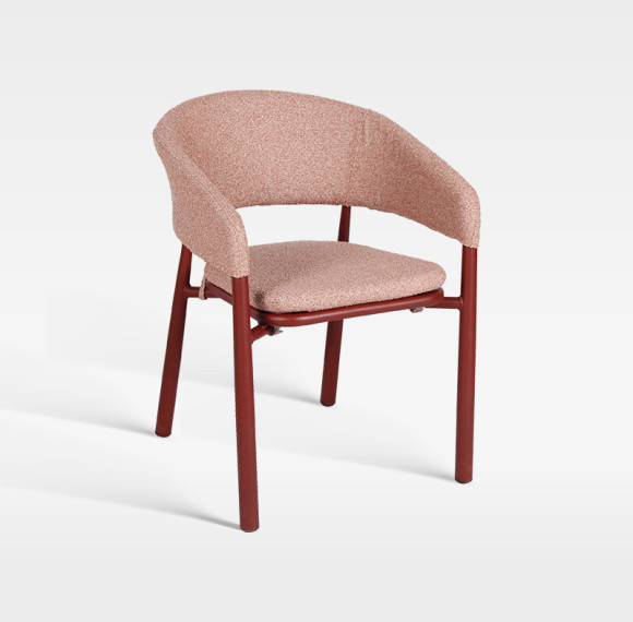 Luxury Hotel Restaurant Outdoor Waterproof Fabric Upholstered Chair