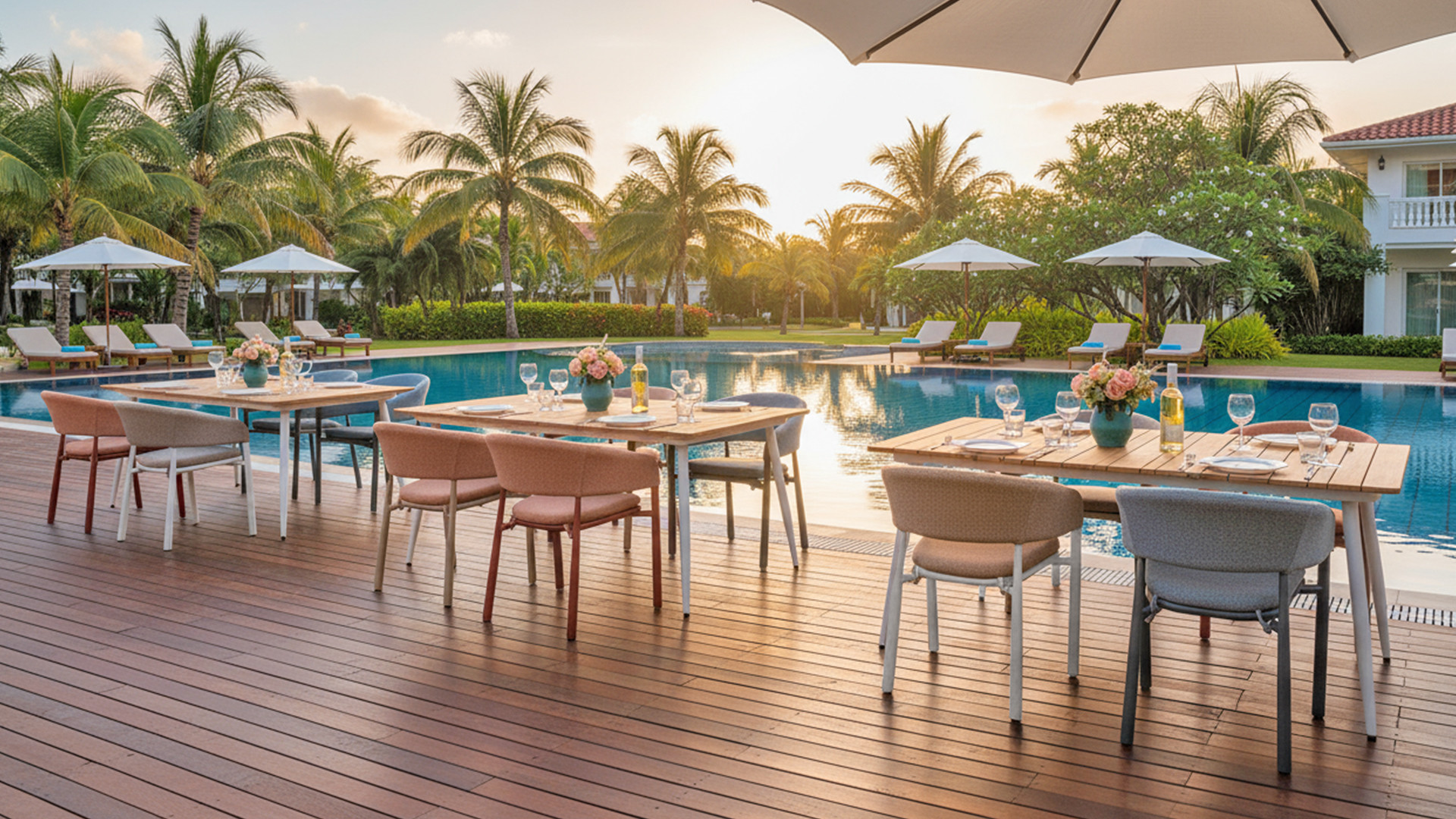 Hotel Waterproof Fabric Upholstered Chair