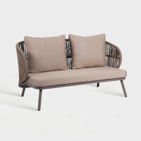 Weather Resistant 4 Piece Rope Weave Outdoor Sofa Set For Hotel & Resort