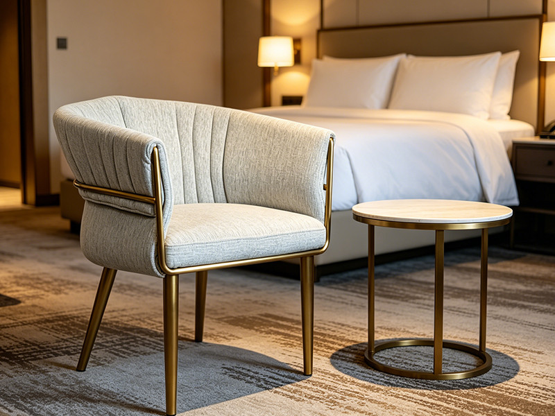 Luxury Upholstered Hotel Banquet Dining Chair With