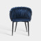 Stylish Upholstered Velvet Dining Chair For Hotel And Restaurant Spaces