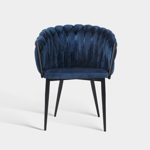 Stylish Upholstered Velvet Dining Chair For Hotel And Restaurant Spaces
