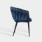 Stylish Upholstered Velvet Dining Chair For Hotel And Restaurant Spaces