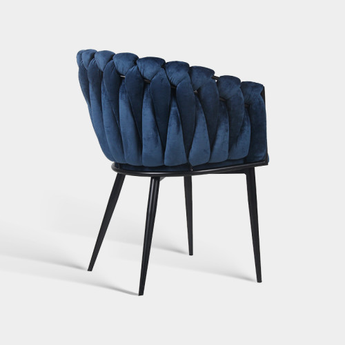 Stylish Upholstered Velvet Dining Chair For Hotel And Restaurant Spaces