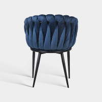 Stylish Upholstered Velvet Dining Chair For Hotel And Restaurant Spaces