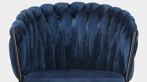 Stylish Upholstered Velvet Dining Chair