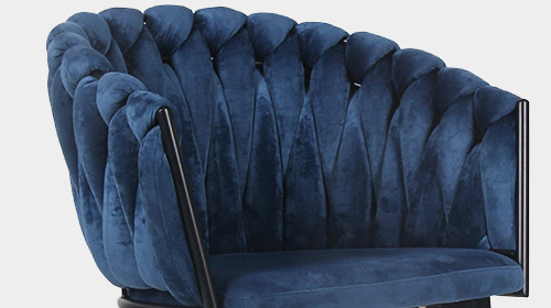 Stylish Upholstered Velvet Dining Chair
