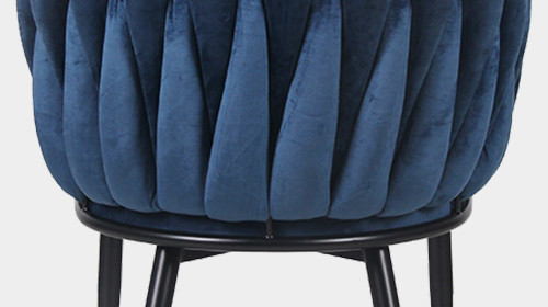 Stylish Upholstered Velvet Dining Chair