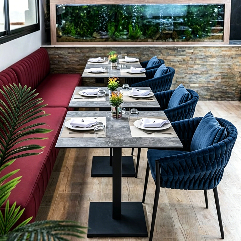 Stylish Upholstered Velvet Dining Chair