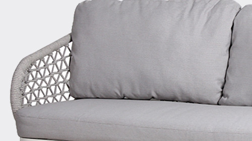 Waterproof Aluminum Outdoor Rope Sofa Set