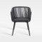 Luxury Weatherproof Outdoor Garden Hotel Dining Rope Chair