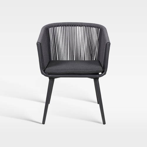 Luxury Weatherproof Outdoor Garden Hotel Dining Rope Chair