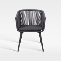 Luxury Weatherproof Outdoor Garden Hotel Dining Rope Chair