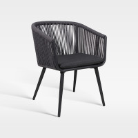 Luxury Weatherproof Outdoor Garden Hotel Dining Rope Chair