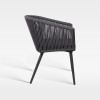 Luxury Weatherproof Outdoor Garden Hotel Dining Rope Chair