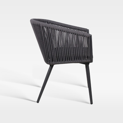 Luxury Weatherproof Outdoor Garden Hotel Dining Rope Chair