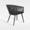 Luxury Weatherproof Outdoor Garden Hotel Dining Rope Chair