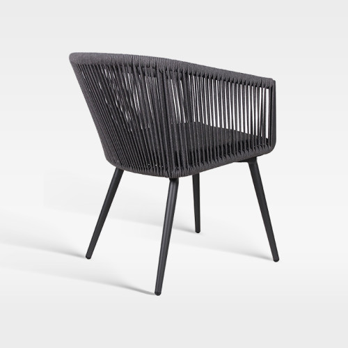 Luxury Weatherproof Outdoor Garden Hotel Dining Rope Chair