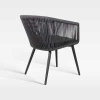 Luxury Weatherproof Outdoor Garden Hotel Dining Rope Chair