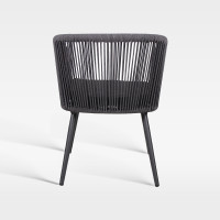 Luxury Weatherproof Outdoor Garden Hotel Dining Rope Chair