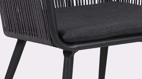 Luxury Weatherproof Outdoor Garden Hotel Dining Rope Chair
