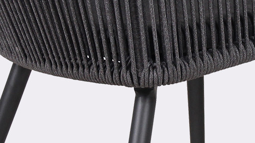Luxury Weatherproof Outdoor Garden Hotel Dining Rope Chair