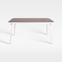 Minimalist Design Rectangular Outdoor Table For Hotel Commercial Spaces