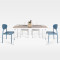Minimalist Design Rectangular Outdoor Table For Hotel Commercial Spaces