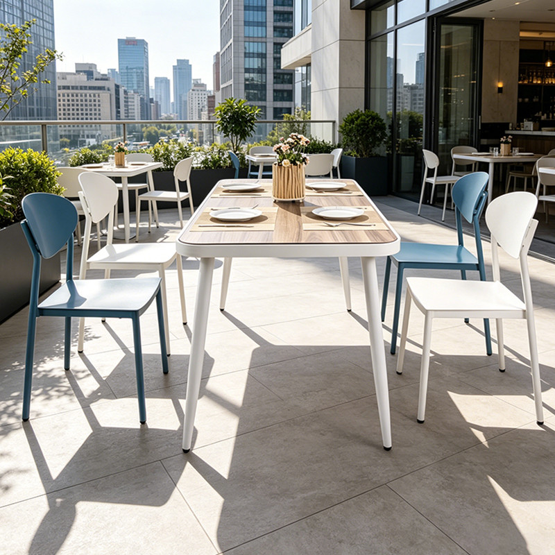 Minimalist Design Rectangular Outdoor Table
